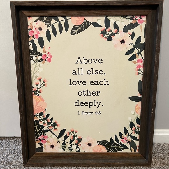 Set of 2 Matching Floral Pictures - Bible Verses 🌸 - Picture 6 of 7